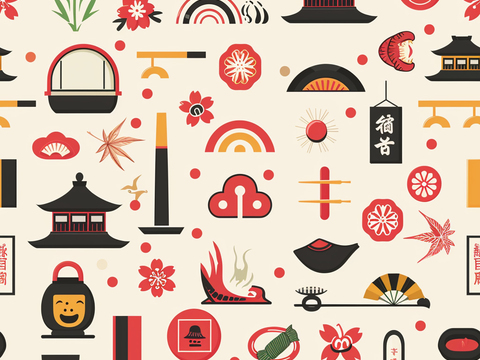  日式壁纸 壁纸 墙画 墙纸 