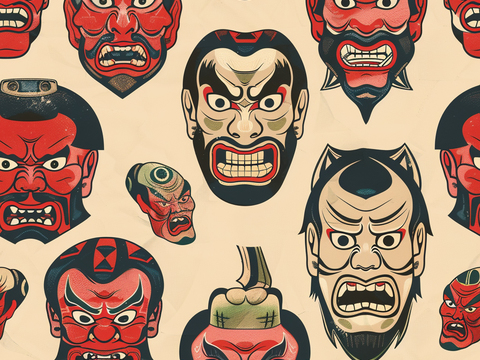  日式壁纸 壁纸 墙画 墙纸 