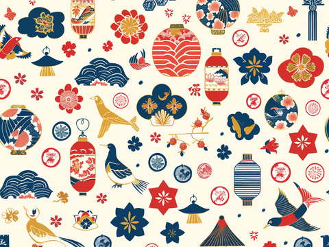  日式壁纸 壁纸 墙画 墙纸 