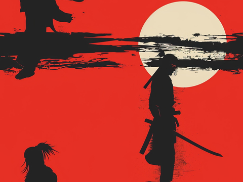  日式壁纸 壁纸 墙画 墙纸 