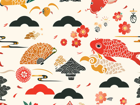  日式壁纸 壁纸 墙画 墙纸 