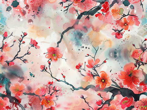  日式壁纸 壁纸 墙画 墙纸 