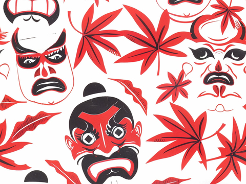  日式壁纸 壁纸 墙画 墙纸 