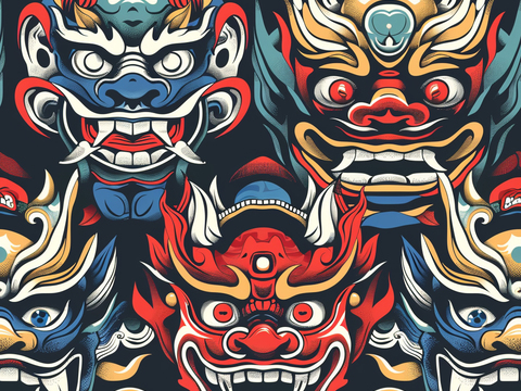  日式壁纸 壁纸 墙画 墙纸 