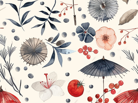  日式壁纸 壁纸 墙画 墙纸 