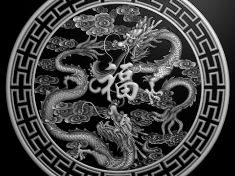  黑白凹凸  裝飾花紋 浮雕 