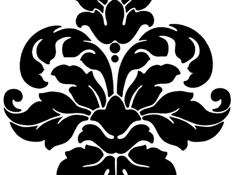  黑白凹凸 装饰花纹 