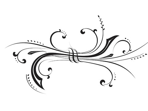  黑白凹凸 装饰花纹 