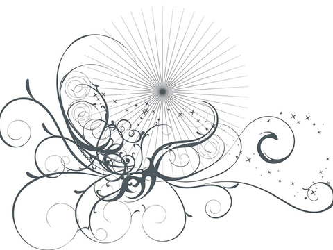  黑白凹凸 装饰花纹 图案花纹 