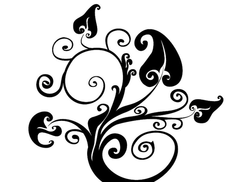  黑白凹凸 装饰花纹 图案花纹 