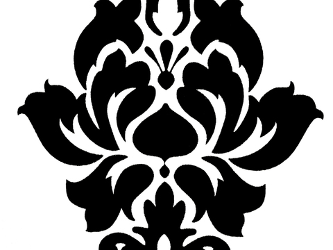  黑白凹凸 装饰花纹 