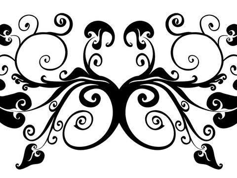  黑白凹凸 装饰花纹 图案花纹 