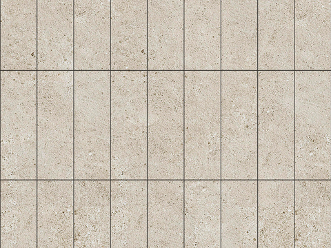  现代新中式无缝莱姆石 米黄色条形砖 