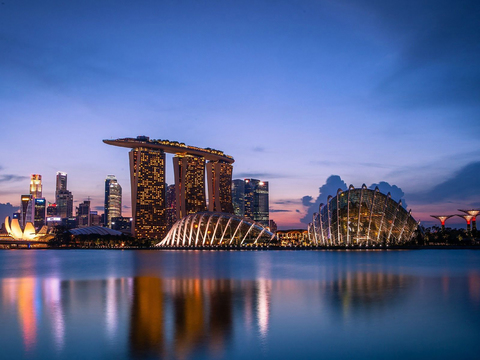  海边夜景 环境外景 自然风景 外景贴图 