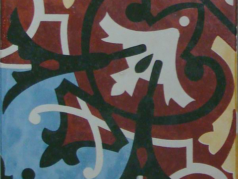  中古复古花砖  石材拼花 厨卫墙砖地砖 