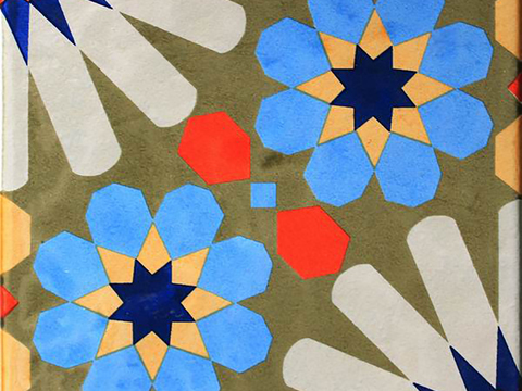  中古复古花砖  石材拼花 厨卫墙砖地砖 