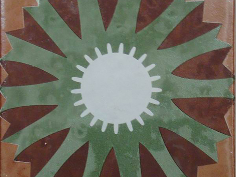  中古复古花砖  石材拼花 厨卫墙砖地砖 