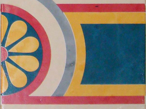  中古复古花砖  石材拼花 厨卫墙砖地砖 