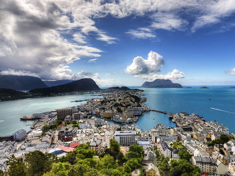  城市海边外景 环境外景 都市风景外景贴图 