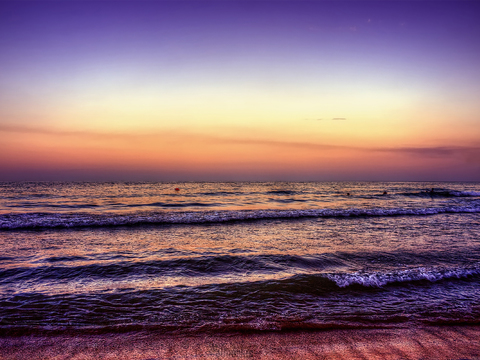  火烧云夜景 夜景  自然风景  环境外景 