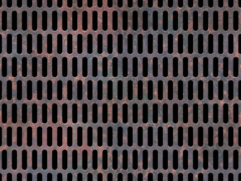  穿孔金属板 铁锈生锈金属板 