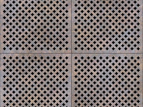  穿孔金属板 铁锈生锈金属板 