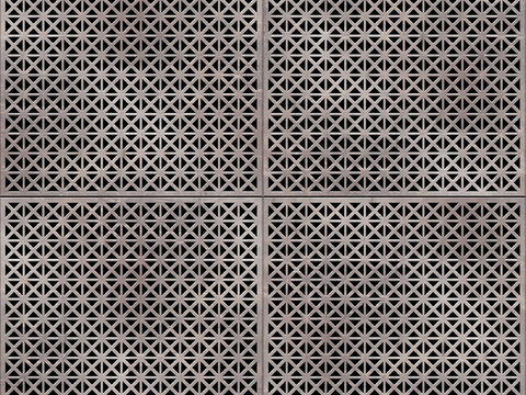  穿孔金属板 铁锈生锈金属板 