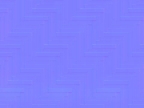  人字拼木地板法线 