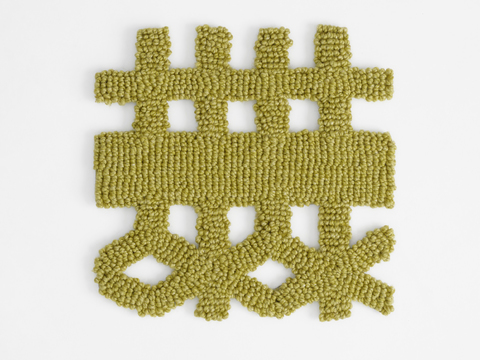  毛线针织布料 异形针织地毯毛毯 布料面料 