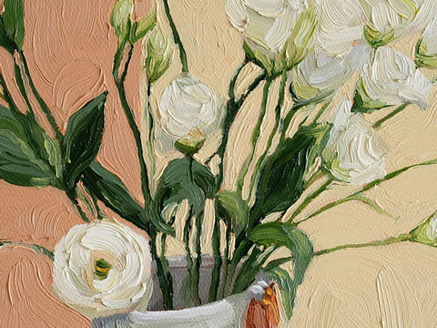  中古挂画组合 装饰画挂画 抽象画艺术画 