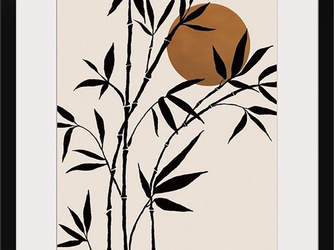  中古挂画组合 装饰画挂画 抽象画艺术画 