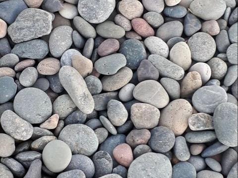 石子石头砾石鹅卵石地面 