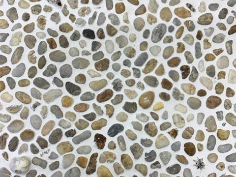  石子石头砾石鹅卵石地面 