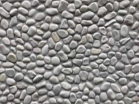  石子石头砾石鹅卵石地面 