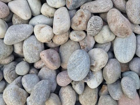  石子石头砾石鹅卵石地面 