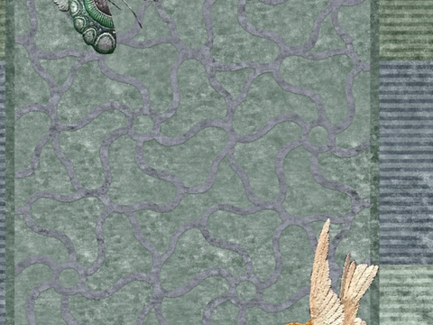  现代简约地毯块毯方毯挂毯 