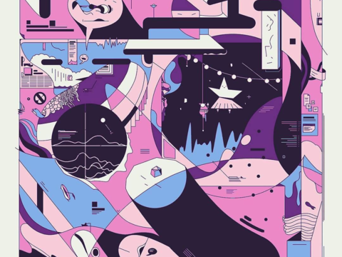  围墙涂鸦 商业街道贴图 商店广告图 氛围贴图 