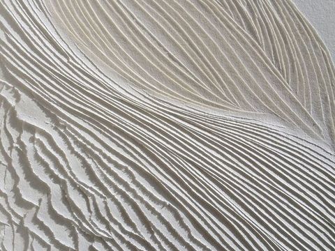  现代简约浮雕画 皮雕画 