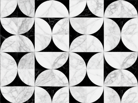  现代无缝轻奢石材拼花地面大理石贴图 