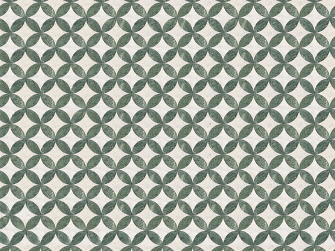  现代轻奢绿色石材拼花 拼花大理石 