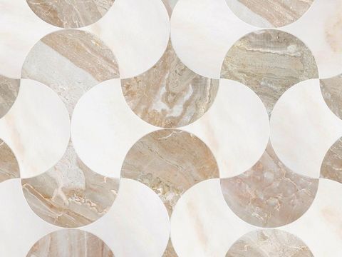  新中式欧式无缝石材地面石材拼花地砖贴图 