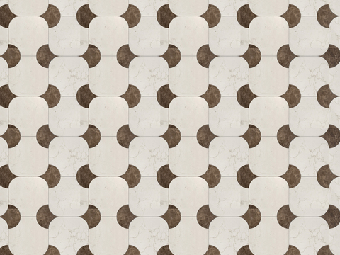  现代中古无缝大理石拼花瓷砖贴图 