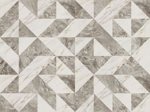  现代无缝石材地面石材拼花大理石 