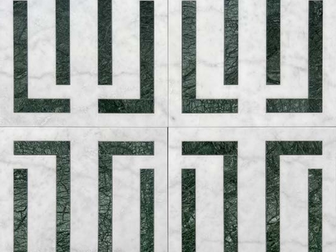  法式轻奢无缝拼花石材 拼花砖贴图 