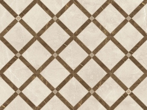  无缝大理石拼花几何花砖 大理石拼花 