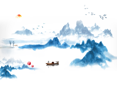  高清中式装饰画 