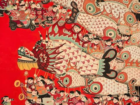  挂画现代艺术画芯 