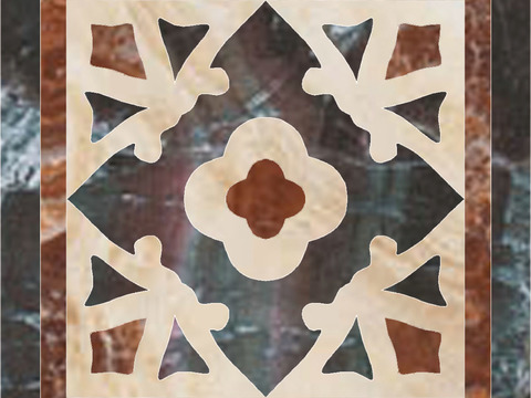  高清拼花大理石瓷砖拼花 