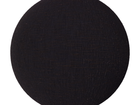  无缝黑色编织布纹布料PBR贴图 1k 