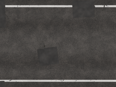  裂痕补丁单行道马路公路道路沥青路 PBR材质贴图 2k 